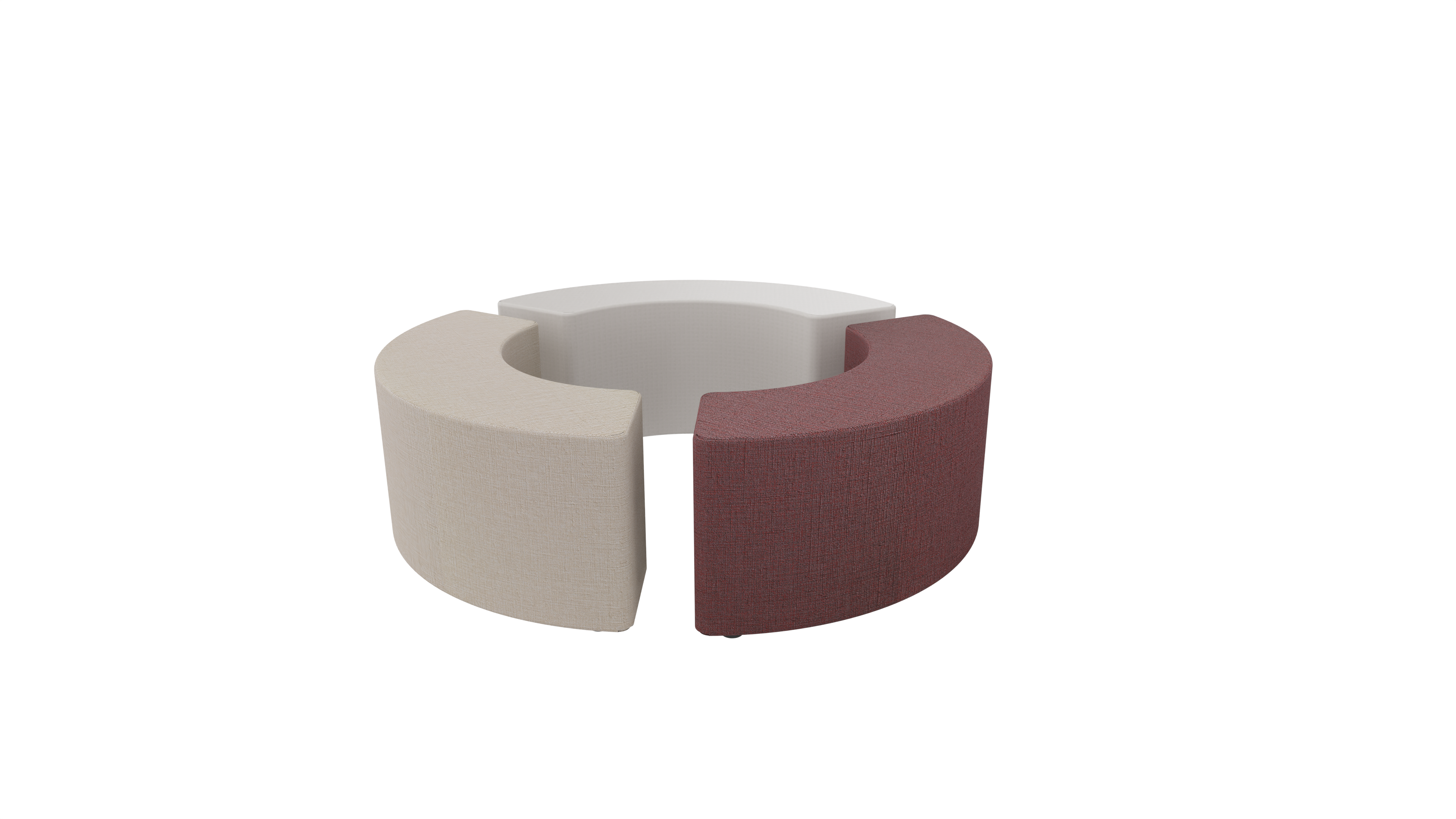 Hocker 1/3e rond