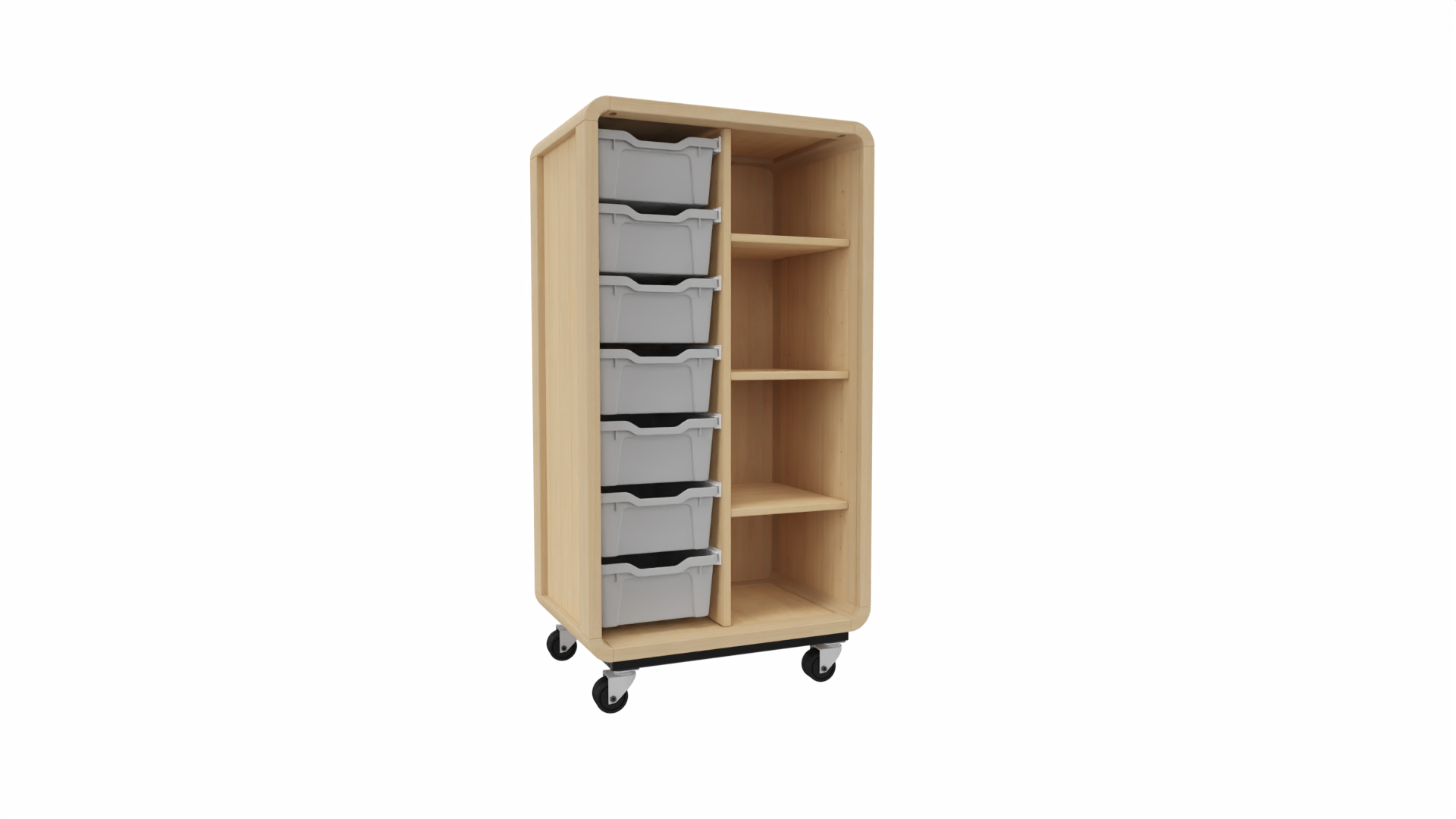 Kast 407, 7 laden