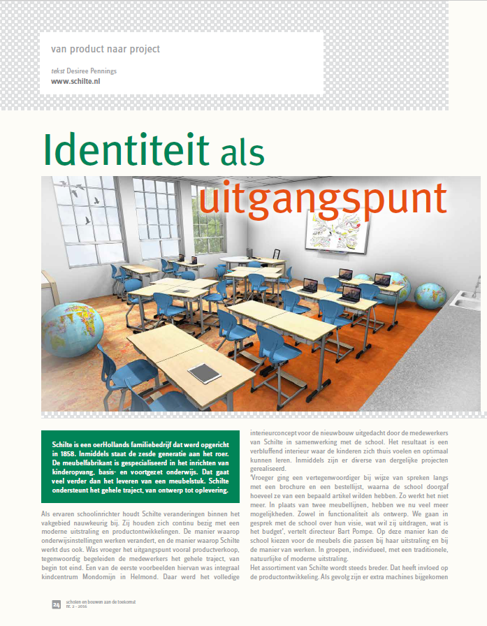 Schilte in Scholen en Bouwen aan de Toekomst Nr 2 2016