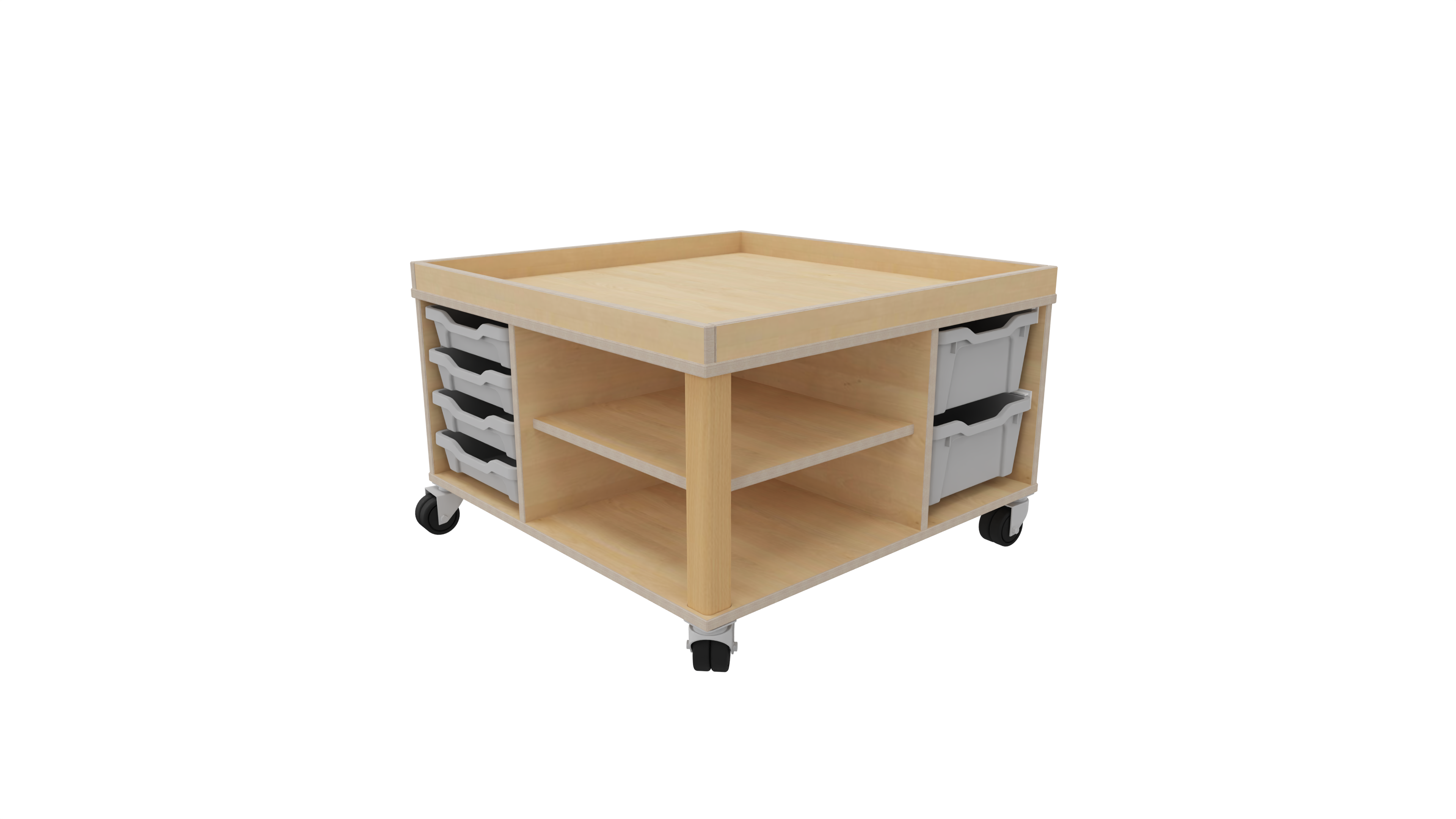 Expositietafel laag, 48 cm