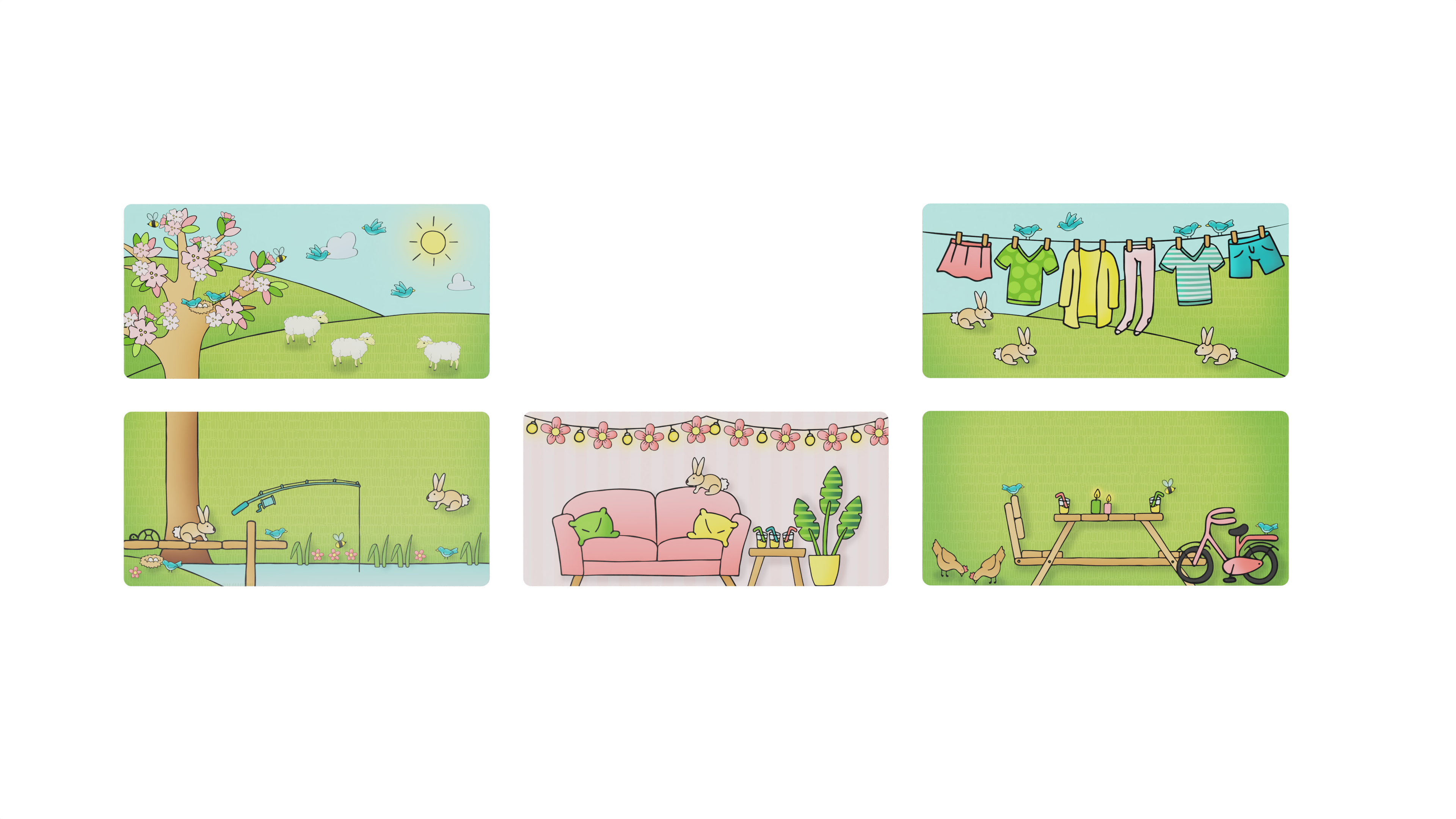 Themapanelen t.b.v. kleuterleerplein