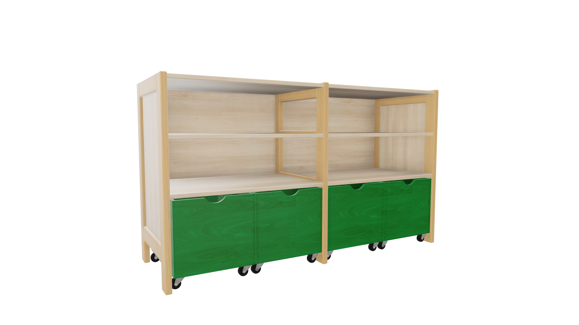 Kast 112, 4 rolbakken