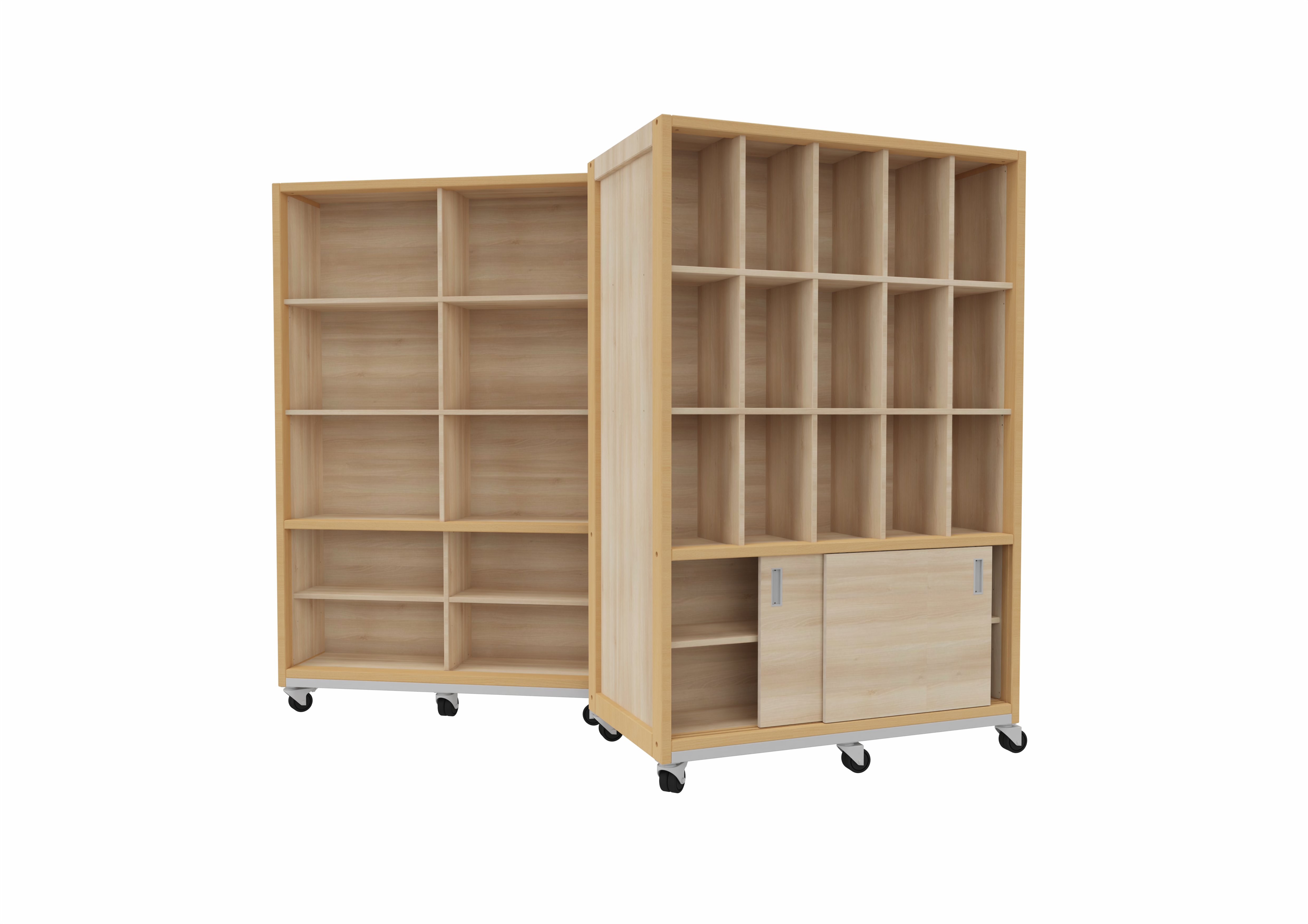 Boekenkast 188 cm, type C
