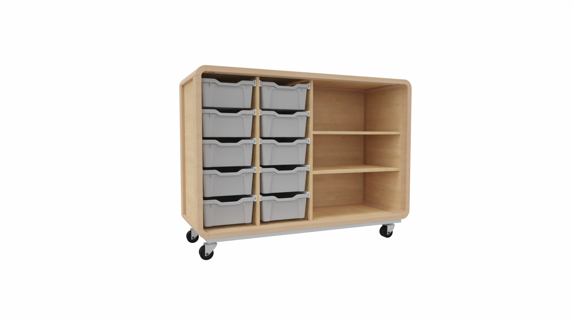 Kast 340, 10 laden