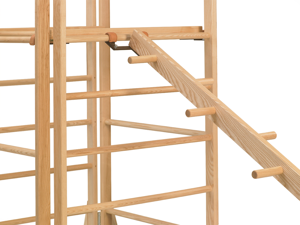 Half-om-half ladder