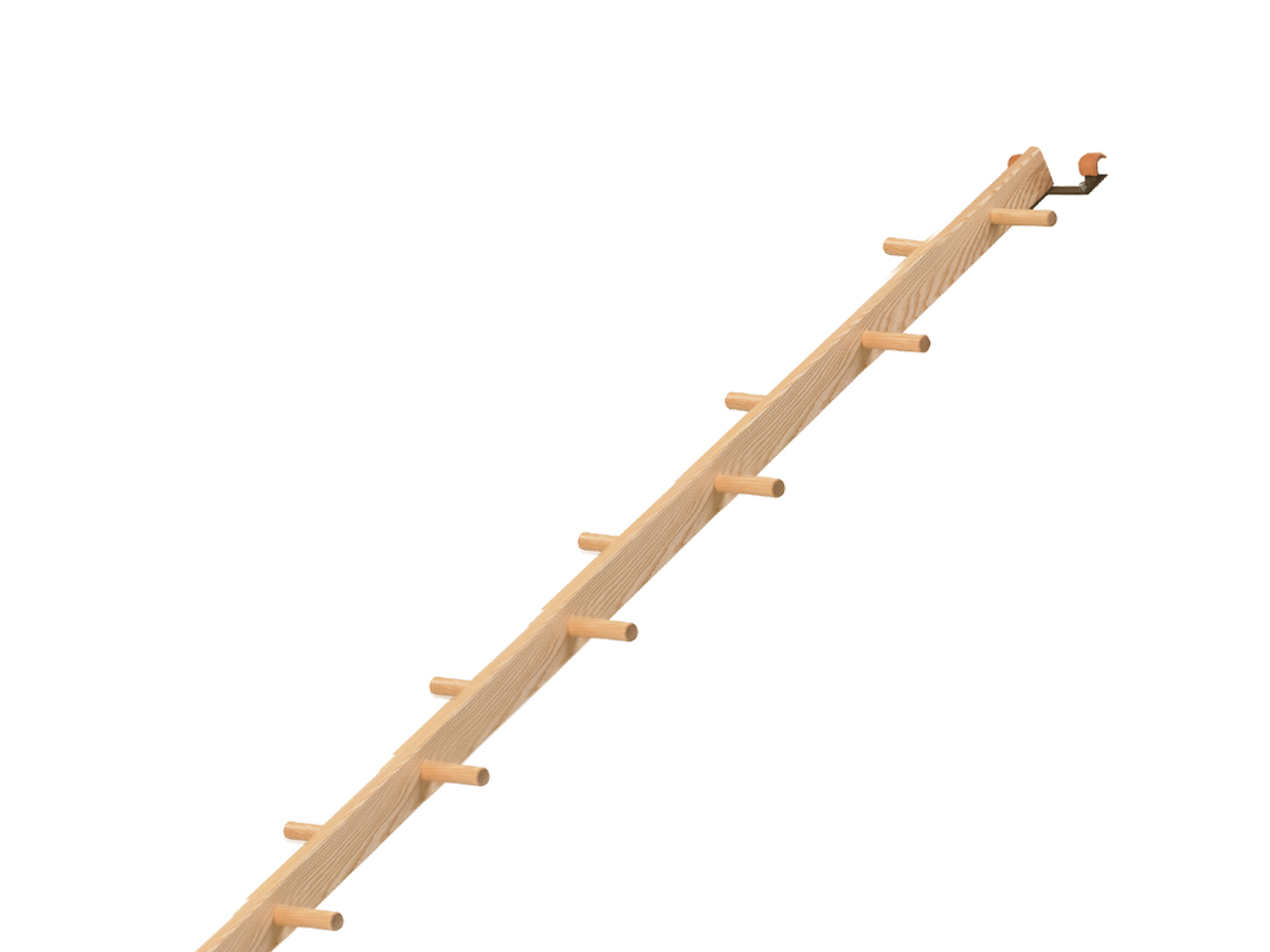 Half-om-half ladder