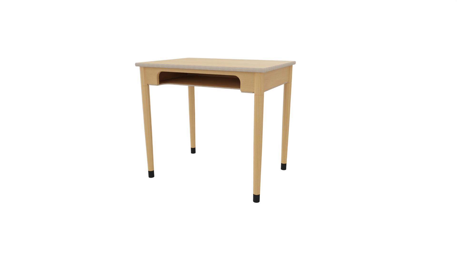 410 leerlingtafel, wit
