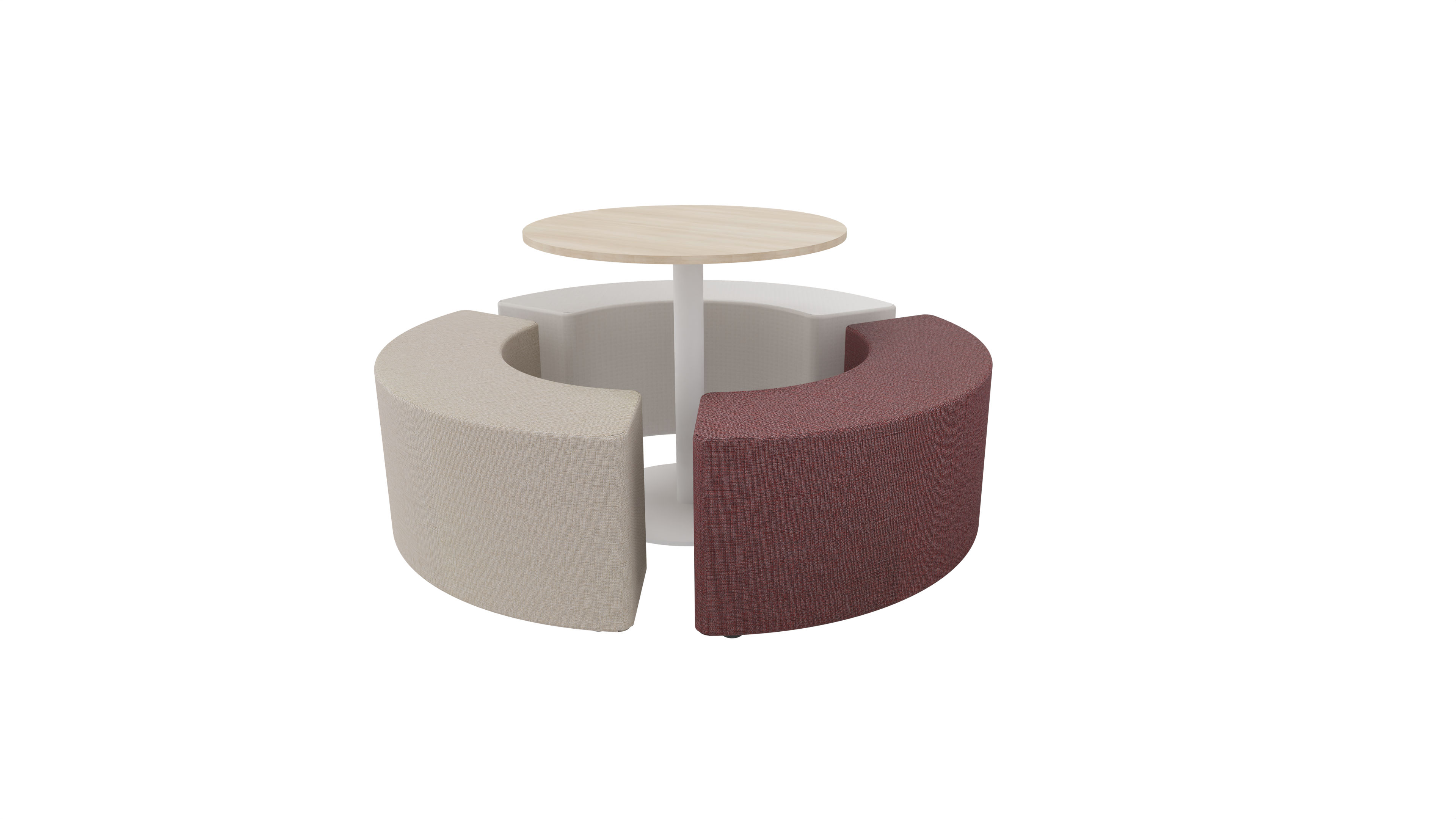 Hocker 1/3e rond